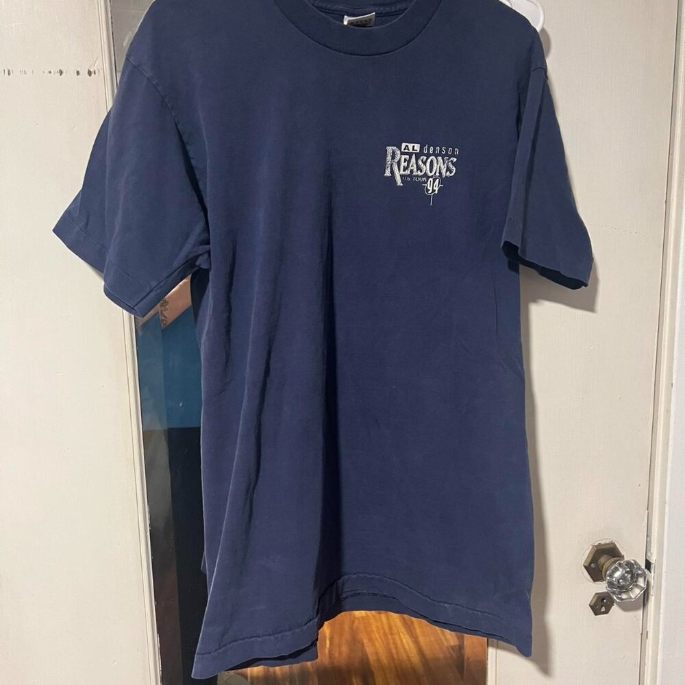 Navy blue vintage 90s Al Denson 1994 Tour tee